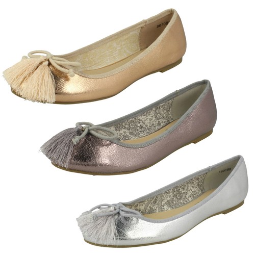 Flache damen ballerinas mit - damen-ballerinas,