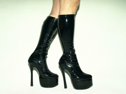 20cm highs heels latex 100 - highs,