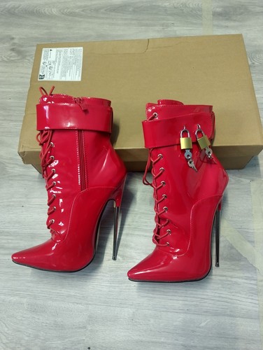 Rote ballett stiefeletten - rote,